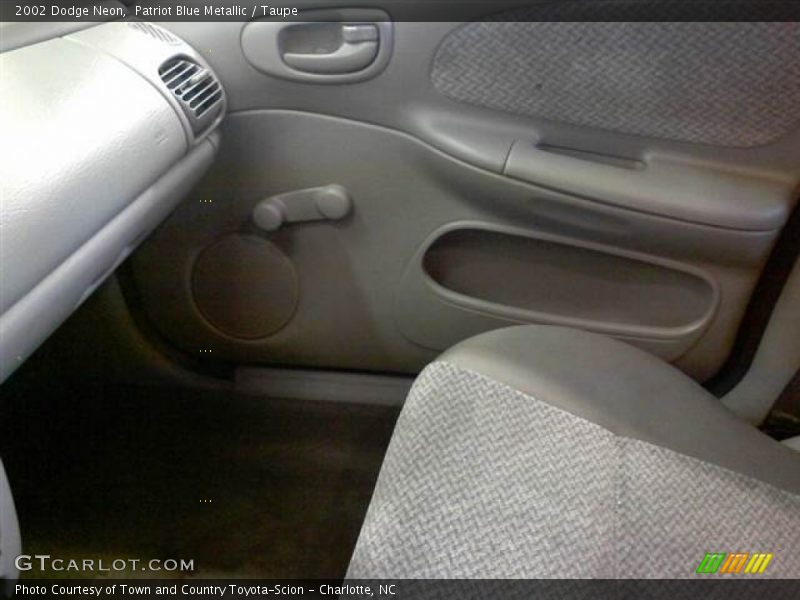 Patriot Blue Metallic / Taupe 2002 Dodge Neon