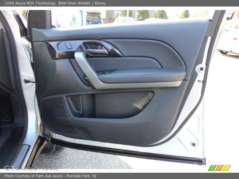 Billet Silver Metallic / Ebony 2009 Acura MDX Technology