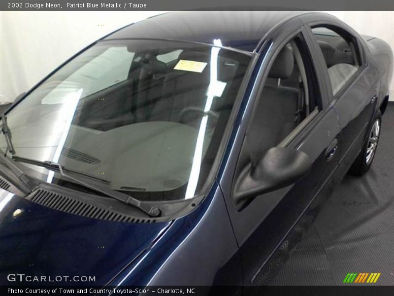 Patriot Blue Metallic / Taupe 2002 Dodge Neon