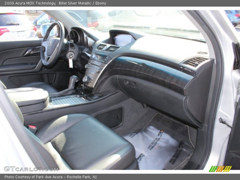 Billet Silver Metallic / Ebony 2009 Acura MDX Technology