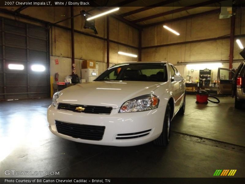 White / Ebony Black 2007 Chevrolet Impala LT