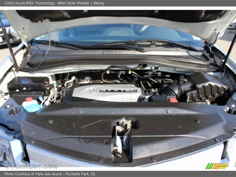 Billet Silver Metallic / Ebony 2009 Acura MDX Technology