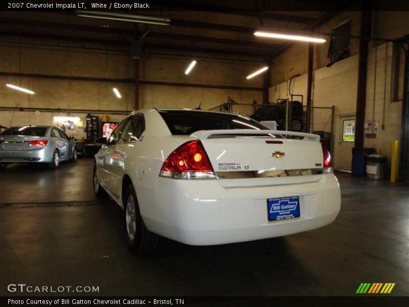White / Ebony Black 2007 Chevrolet Impala LT
