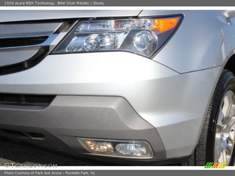 Billet Silver Metallic / Ebony 2009 Acura MDX Technology