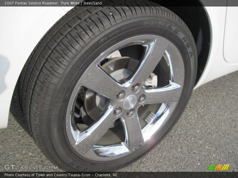 Pure White / Steel/Sand 2007 Pontiac Solstice Roadster