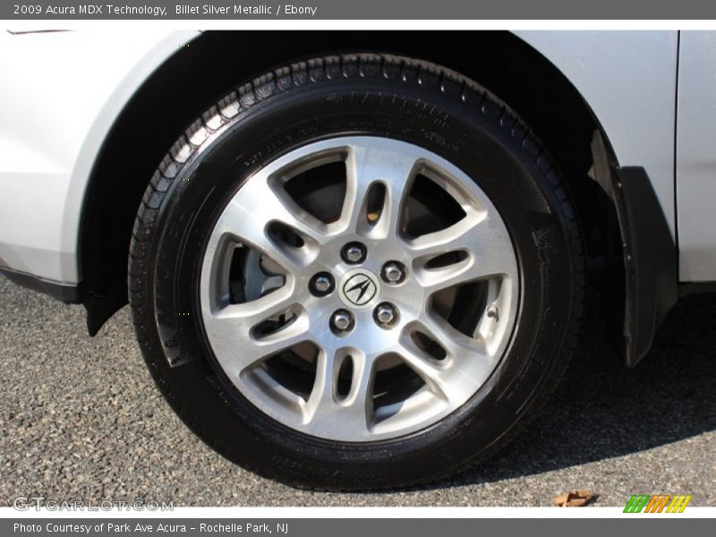 Billet Silver Metallic / Ebony 2009 Acura MDX Technology