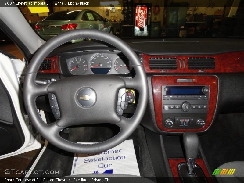 White / Ebony Black 2007 Chevrolet Impala LT