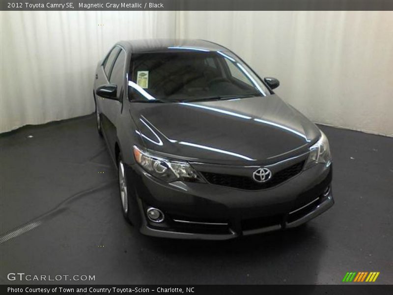 Magnetic Gray Metallic / Black 2012 Toyota Camry SE