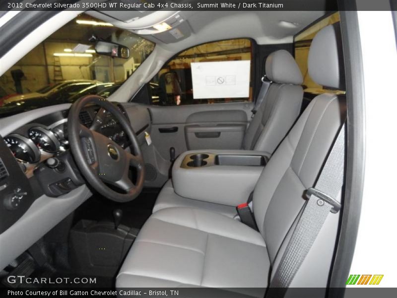 Summit White / Dark Titanium 2012 Chevrolet Silverado 3500HD WT Regular Cab 4x4 Chassis