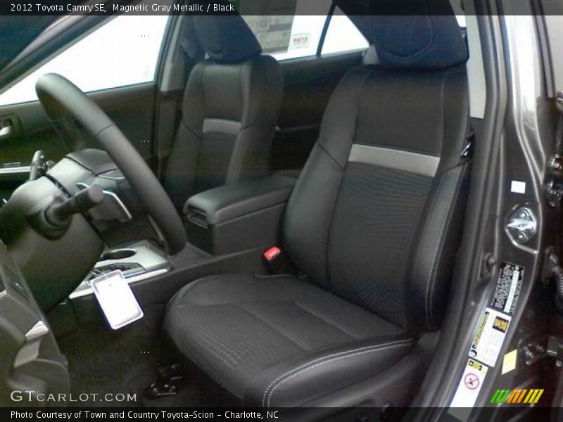 Magnetic Gray Metallic / Black 2012 Toyota Camry SE