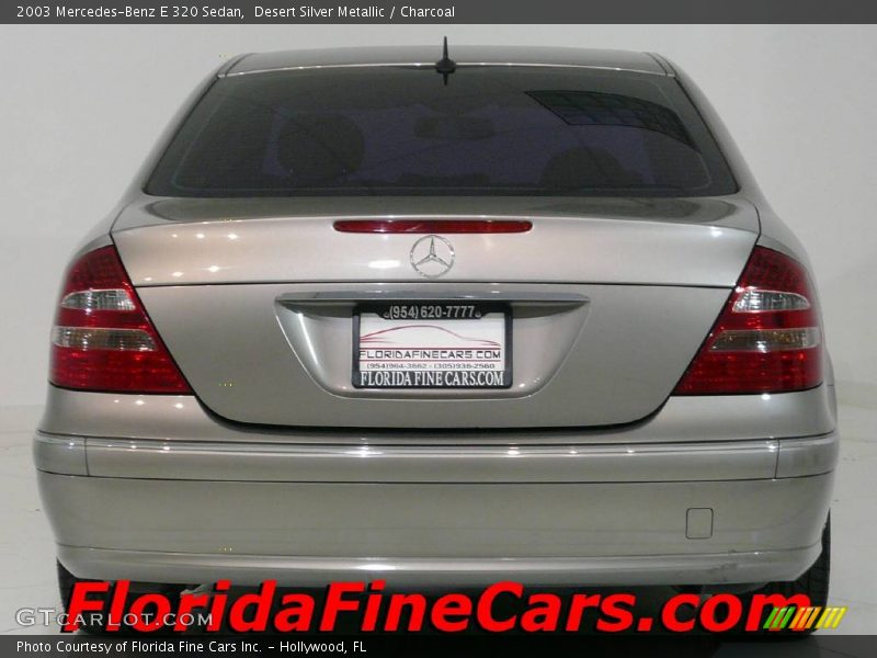 Desert Silver Metallic / Charcoal 2003 Mercedes-Benz E 320 Sedan