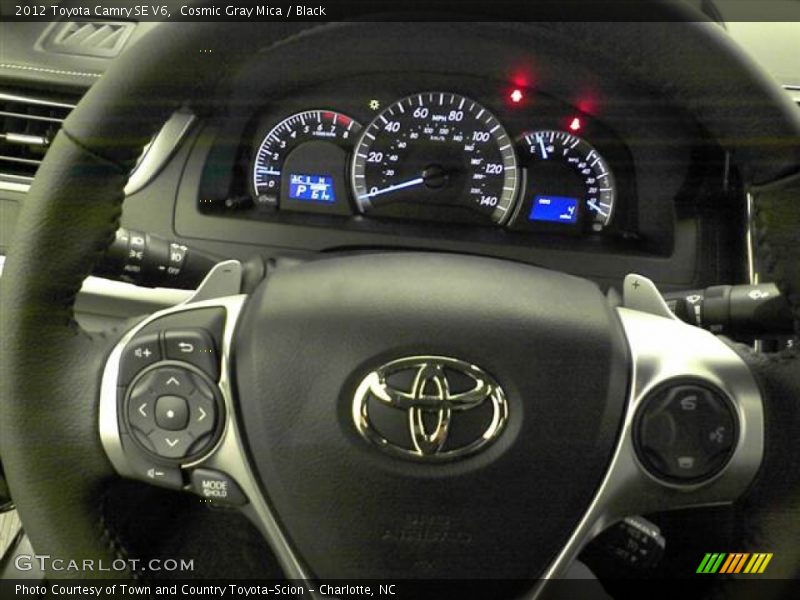 Cosmic Gray Mica / Black 2012 Toyota Camry SE V6