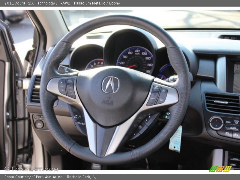 Palladium Metallic / Ebony 2011 Acura RDX Technology SH-AWD
