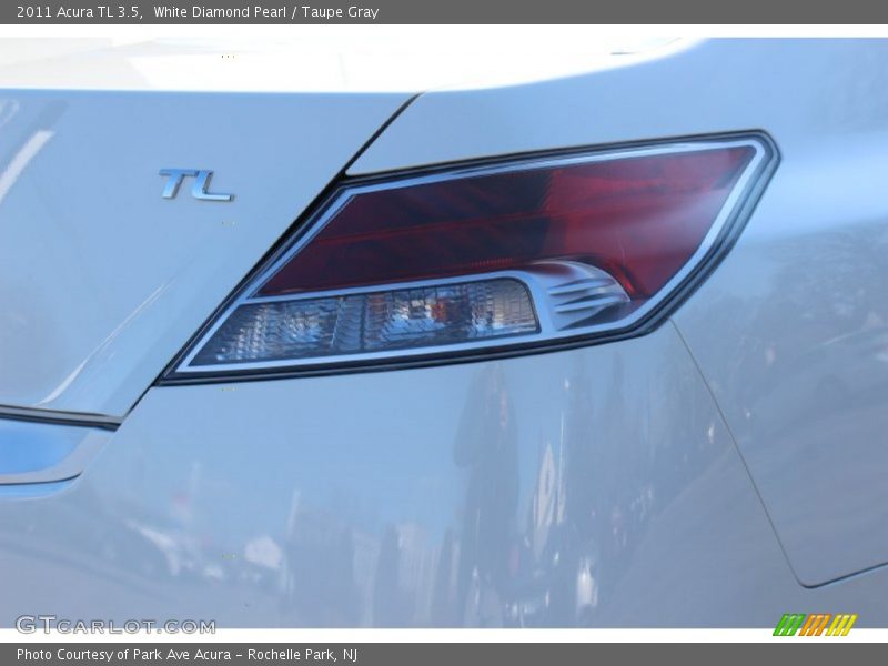 White Diamond Pearl / Taupe Gray 2011 Acura TL 3.5