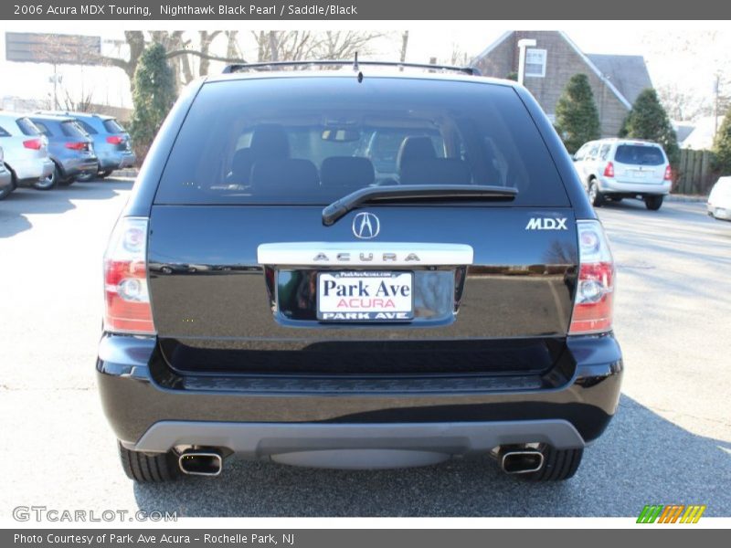 Nighthawk Black Pearl / Saddle/Black 2006 Acura MDX Touring
