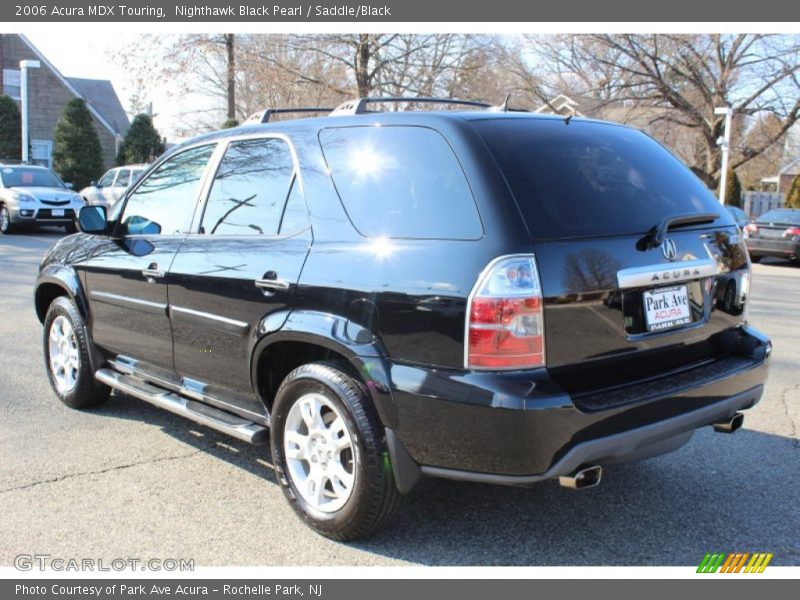 Nighthawk Black Pearl / Saddle/Black 2006 Acura MDX Touring