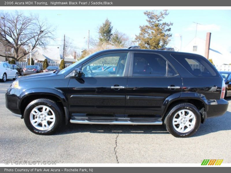 Nighthawk Black Pearl / Saddle/Black 2006 Acura MDX Touring