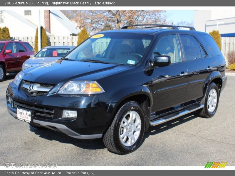 Nighthawk Black Pearl / Saddle/Black 2006 Acura MDX Touring