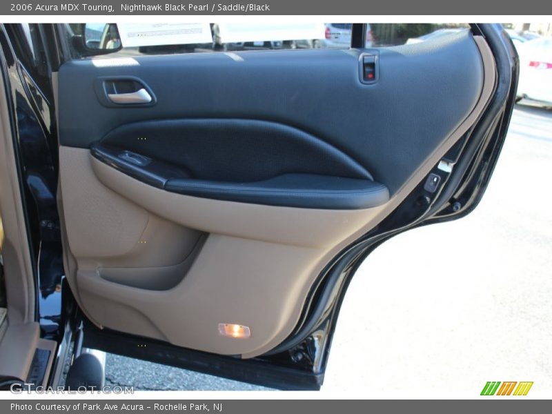 Nighthawk Black Pearl / Saddle/Black 2006 Acura MDX Touring