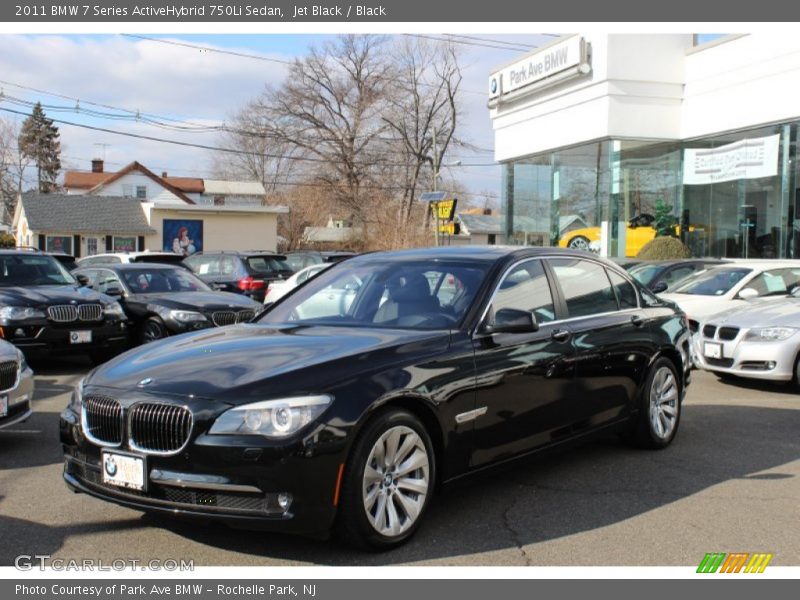 Jet Black / Black 2011 BMW 7 Series ActiveHybrid 750Li Sedan