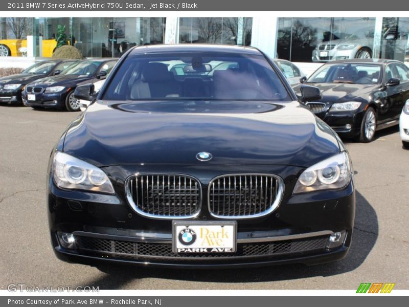 Jet Black / Black 2011 BMW 7 Series ActiveHybrid 750Li Sedan
