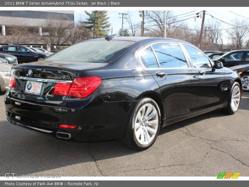 Jet Black / Black 2011 BMW 7 Series ActiveHybrid 750Li Sedan