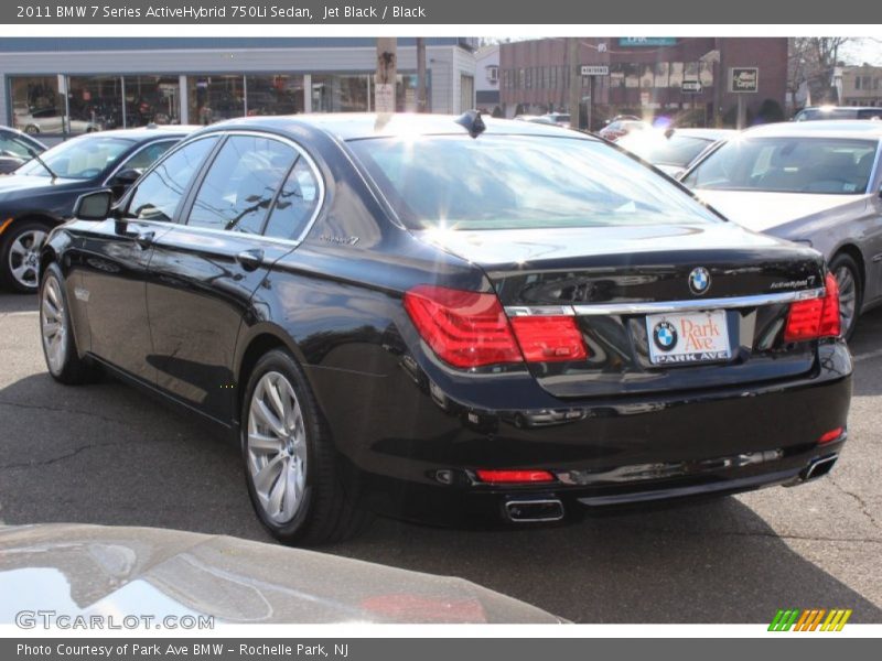 Jet Black / Black 2011 BMW 7 Series ActiveHybrid 750Li Sedan