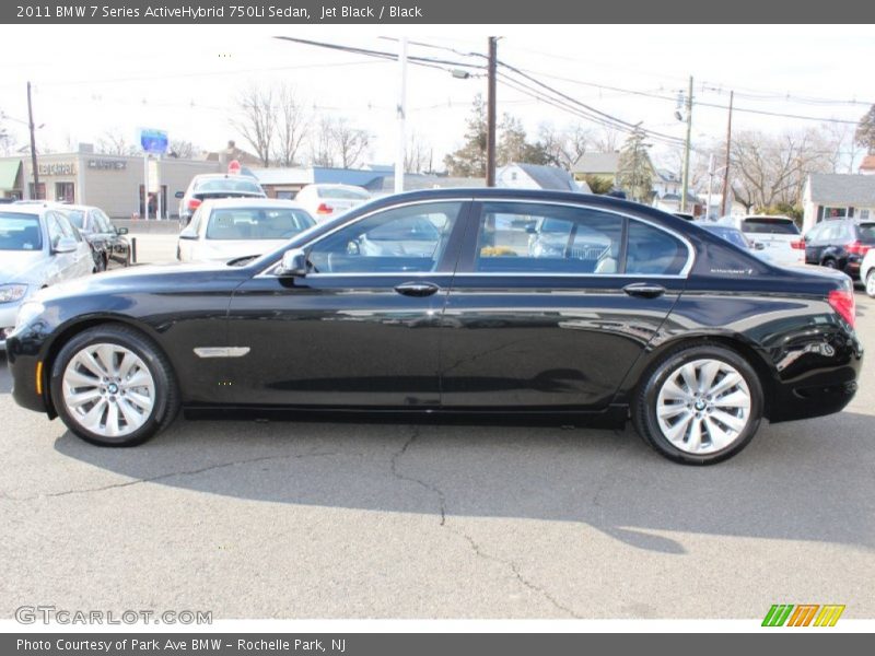Jet Black / Black 2011 BMW 7 Series ActiveHybrid 750Li Sedan
