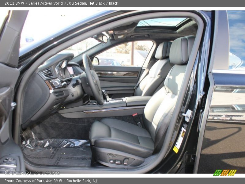  2011 7 Series ActiveHybrid 750Li Sedan Black Interior