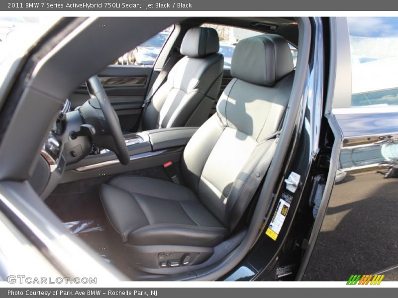 Jet Black / Black 2011 BMW 7 Series ActiveHybrid 750Li Sedan