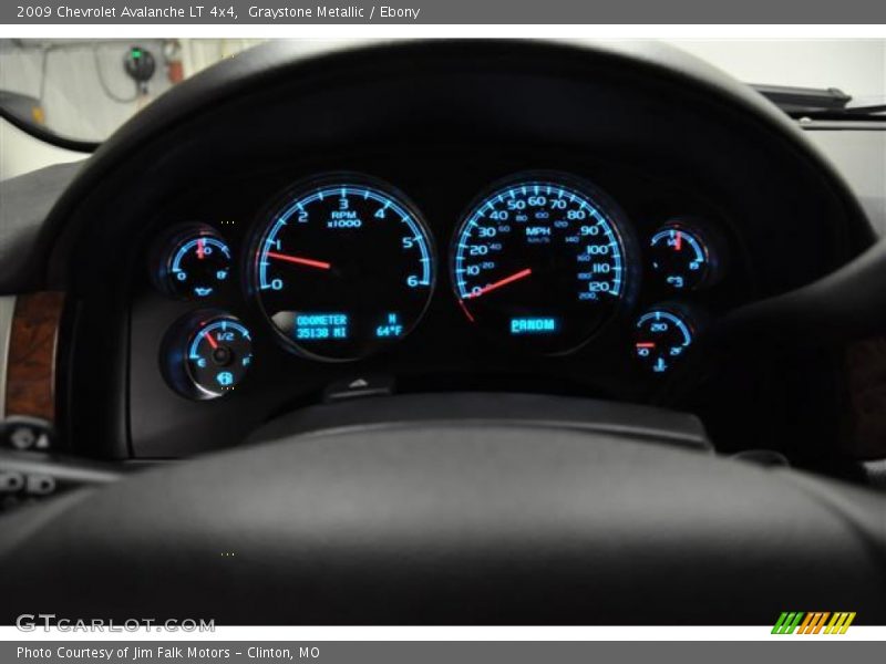 Graystone Metallic / Ebony 2009 Chevrolet Avalanche LT 4x4
