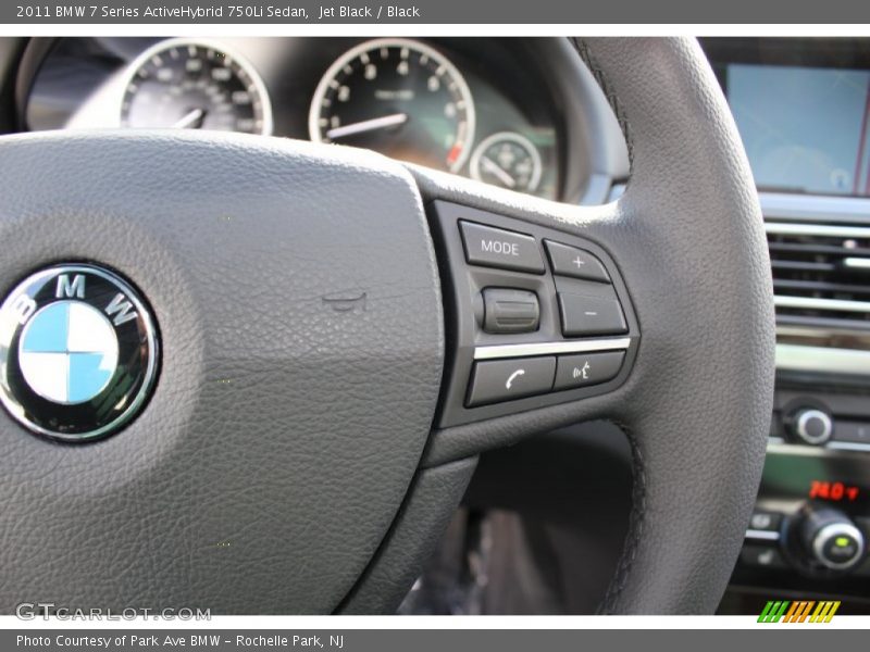 Jet Black / Black 2011 BMW 7 Series ActiveHybrid 750Li Sedan