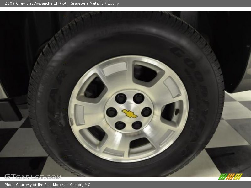 Graystone Metallic / Ebony 2009 Chevrolet Avalanche LT 4x4