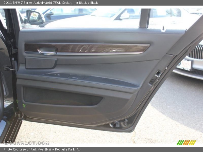 Jet Black / Black 2011 BMW 7 Series ActiveHybrid 750Li Sedan