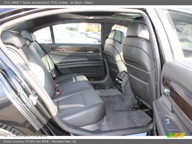 Rear Seat of 2011 7 Series ActiveHybrid 750Li Sedan