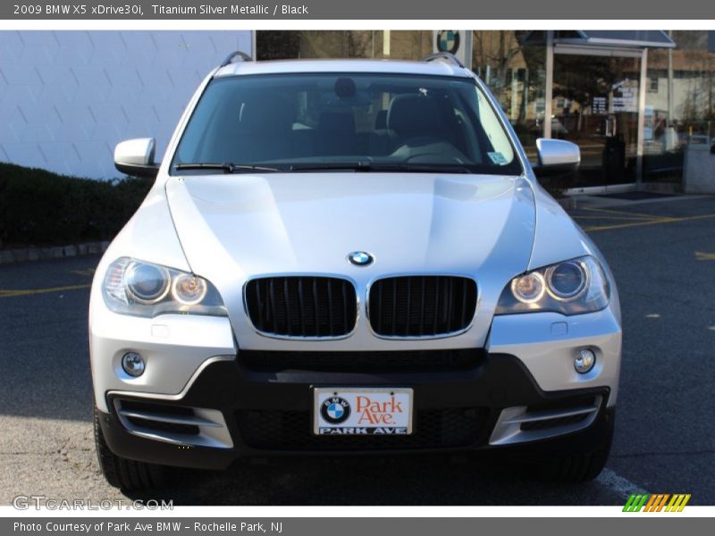 Titanium Silver Metallic / Black 2009 BMW X5 xDrive30i