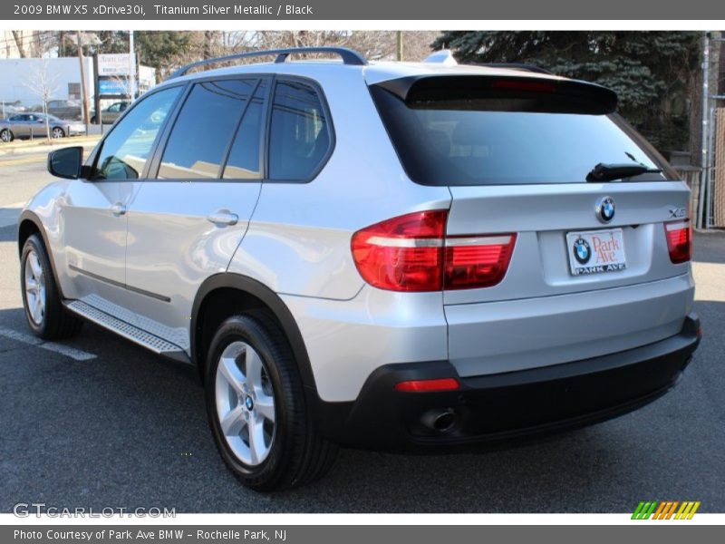 Titanium Silver Metallic / Black 2009 BMW X5 xDrive30i