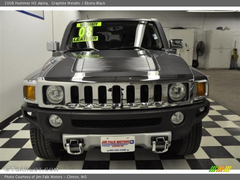 Graphite Metallic / Ebony Black 2008 Hummer H3 Alpha