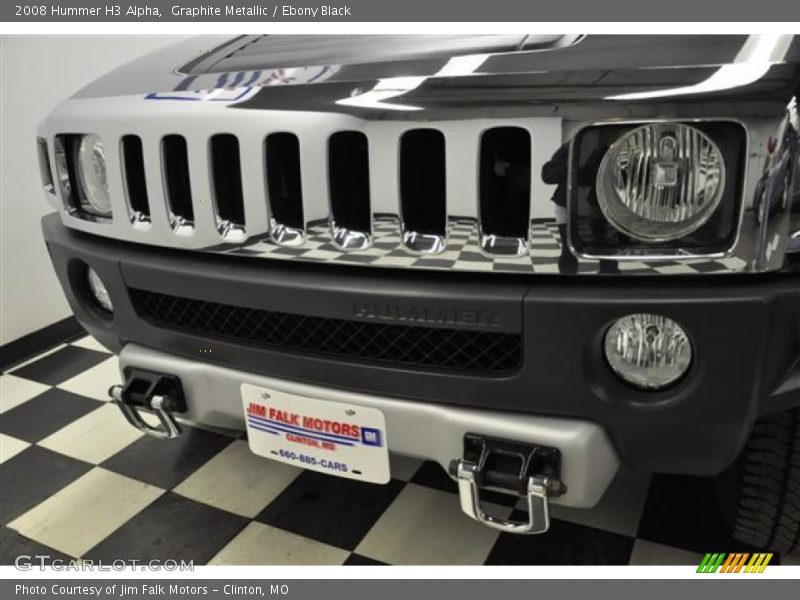 Graphite Metallic / Ebony Black 2008 Hummer H3 Alpha