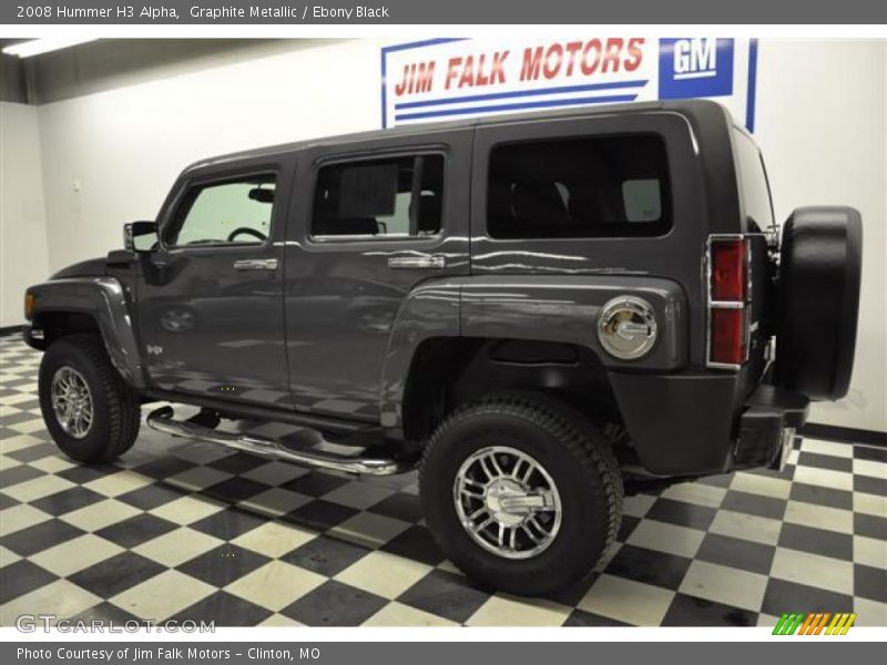 Graphite Metallic / Ebony Black 2008 Hummer H3 Alpha