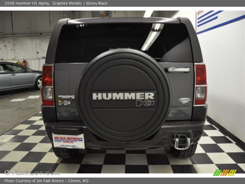 Graphite Metallic / Ebony Black 2008 Hummer H3 Alpha