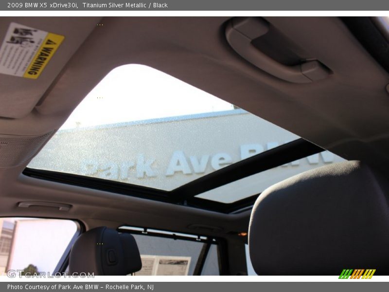 Titanium Silver Metallic / Black 2009 BMW X5 xDrive30i