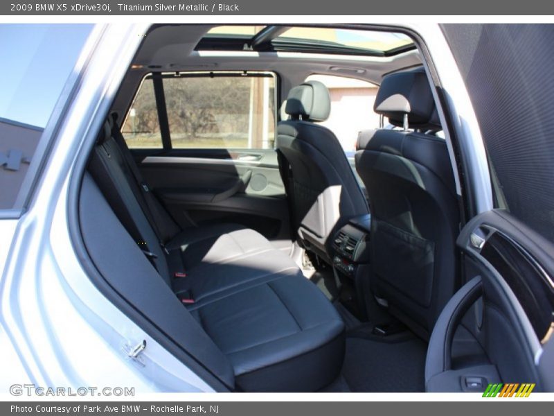 Titanium Silver Metallic / Black 2009 BMW X5 xDrive30i