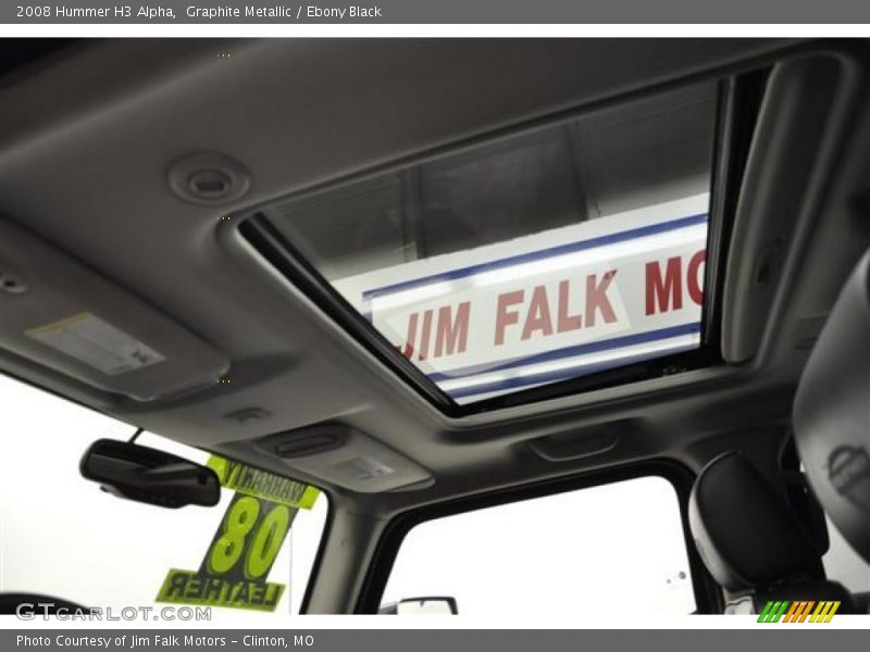 Graphite Metallic / Ebony Black 2008 Hummer H3 Alpha