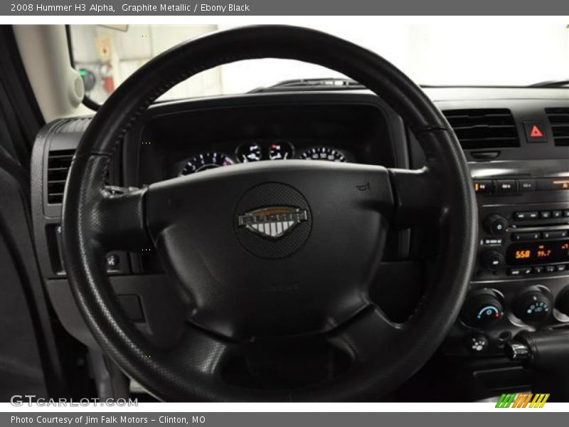 Graphite Metallic / Ebony Black 2008 Hummer H3 Alpha