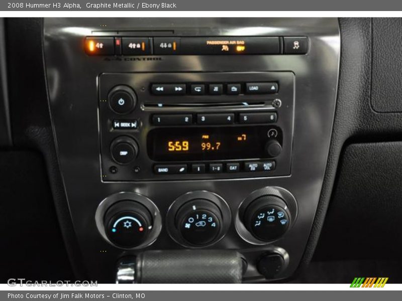 Graphite Metallic / Ebony Black 2008 Hummer H3 Alpha