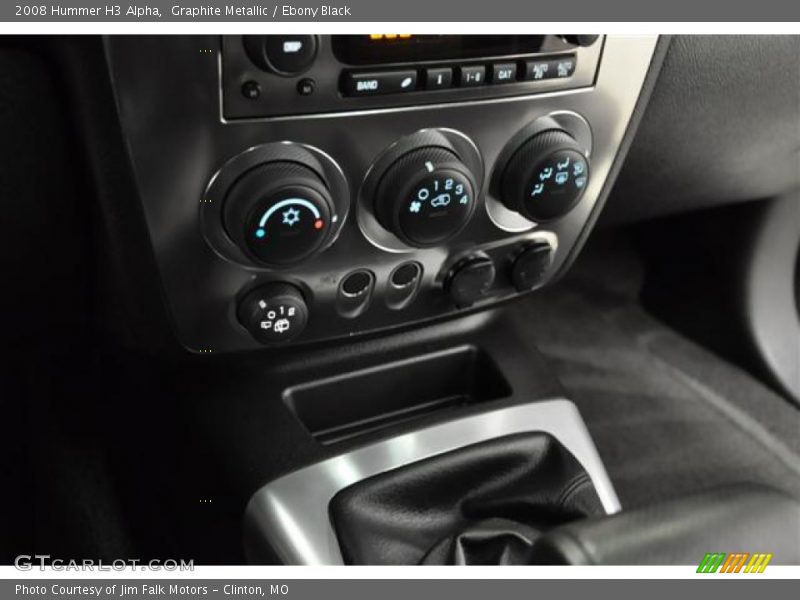 Graphite Metallic / Ebony Black 2008 Hummer H3 Alpha