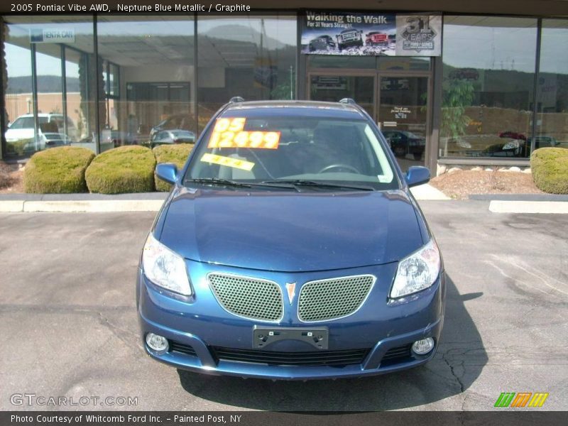 Neptune Blue Metallic / Graphite 2005 Pontiac Vibe AWD