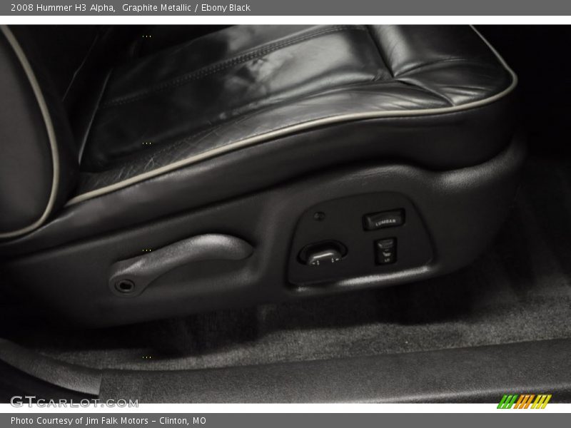 Graphite Metallic / Ebony Black 2008 Hummer H3 Alpha