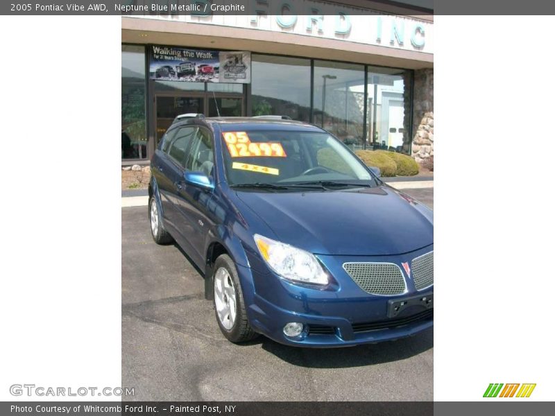 Neptune Blue Metallic / Graphite 2005 Pontiac Vibe AWD
